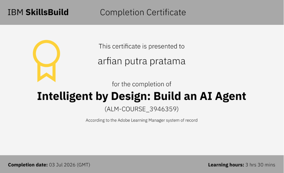 IBM AI Agent Developer
