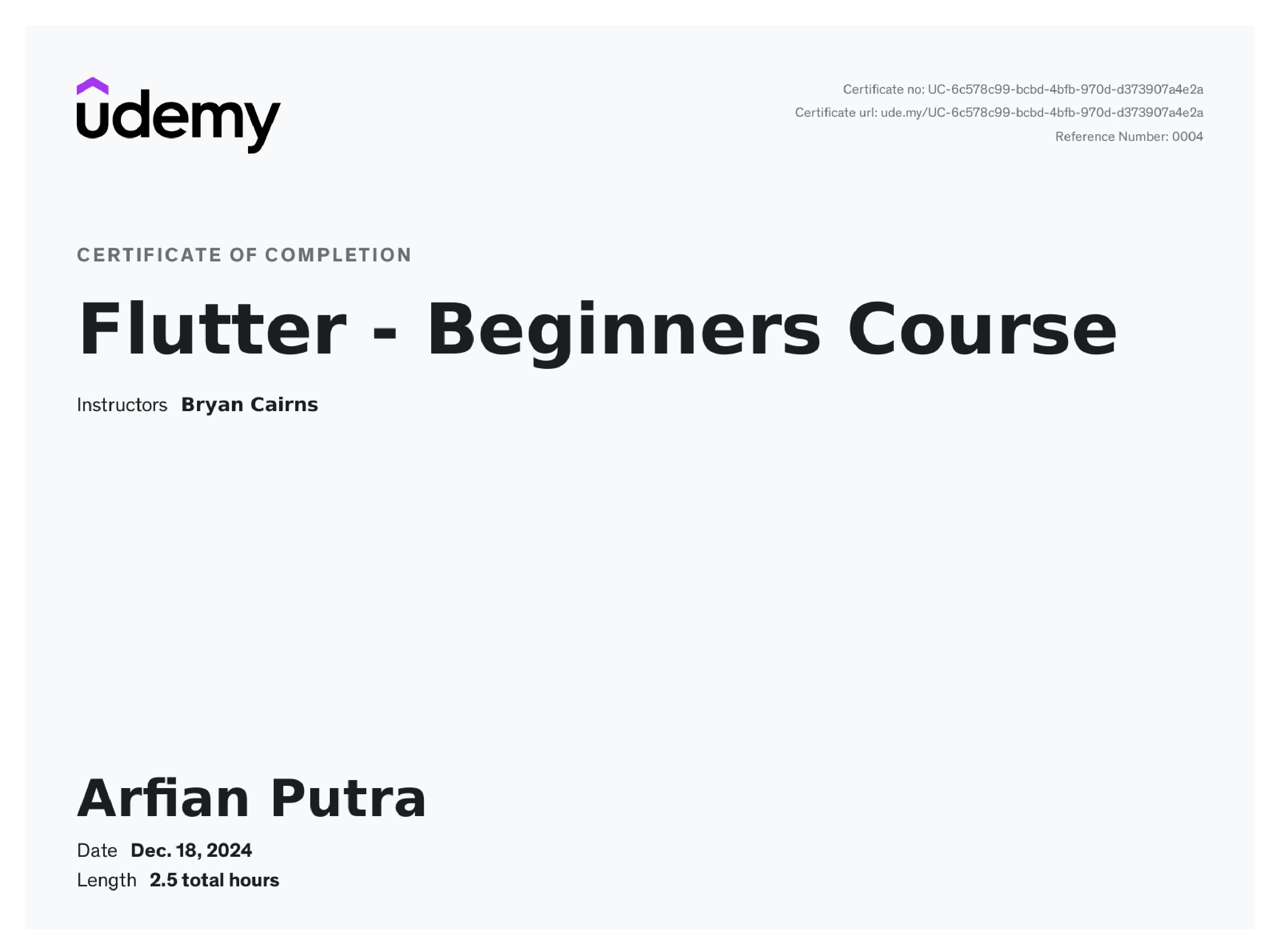 Flutter Beginner
