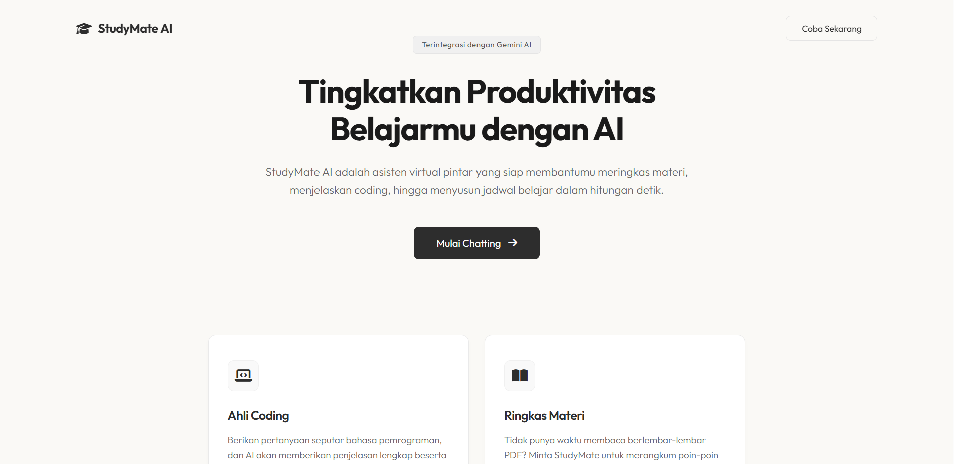 StudyMate AI - Virtual Student Assistant